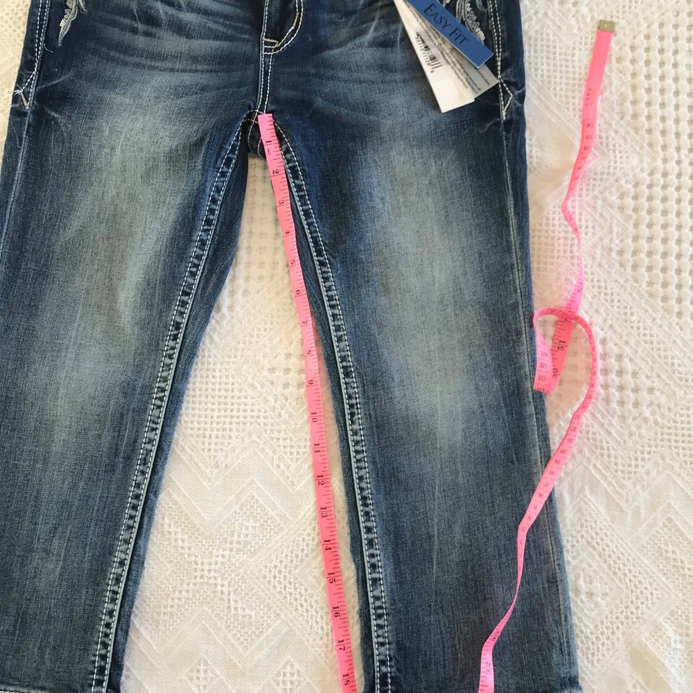 NWT Grace in LA capris/denim size 26 Easy Fit dark wash cowgirl country western - Picture 15 of 15